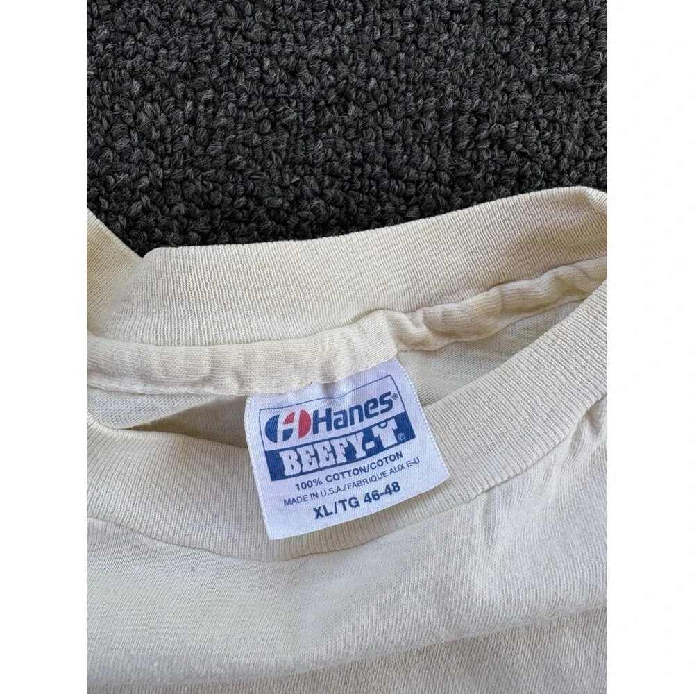 Vintage 90s Support Our‎ Troops American Flag Tee Made in USA Medium